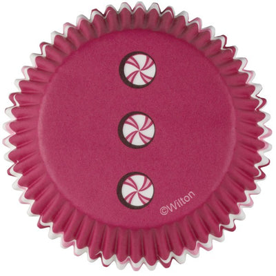 Peppermint twist standard cupcake papers