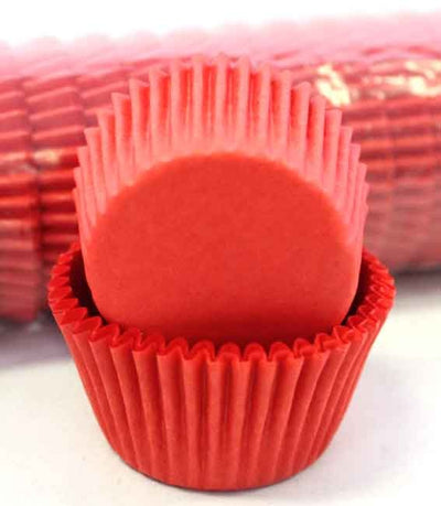 Red standard baking cups cupcake papers Sleeve 500