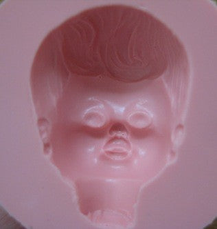 Childs Face silicone mould large