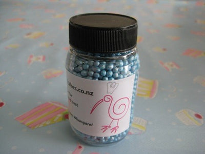 Sugar Pearls Pacific Blue Lustre 2 to 3mm