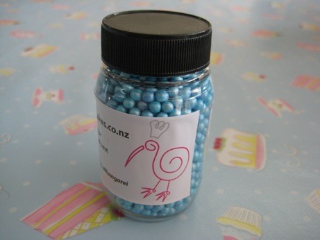 Sugar Pearls Pacific Blue Lustre 4 to 5mm