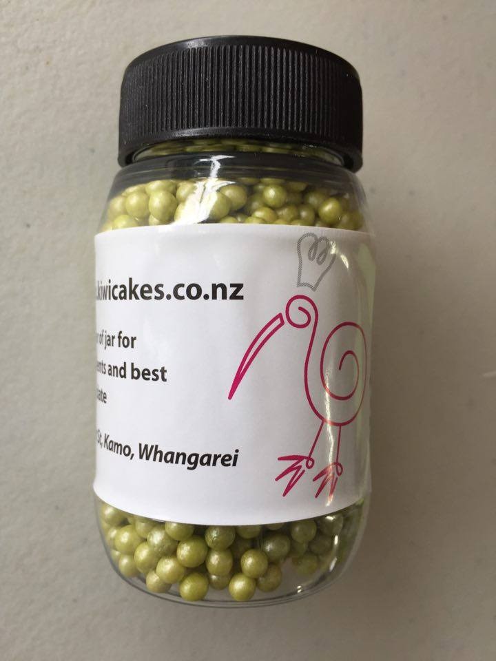 Sugar Pearls Sea Green Lustre 4 to 5mm