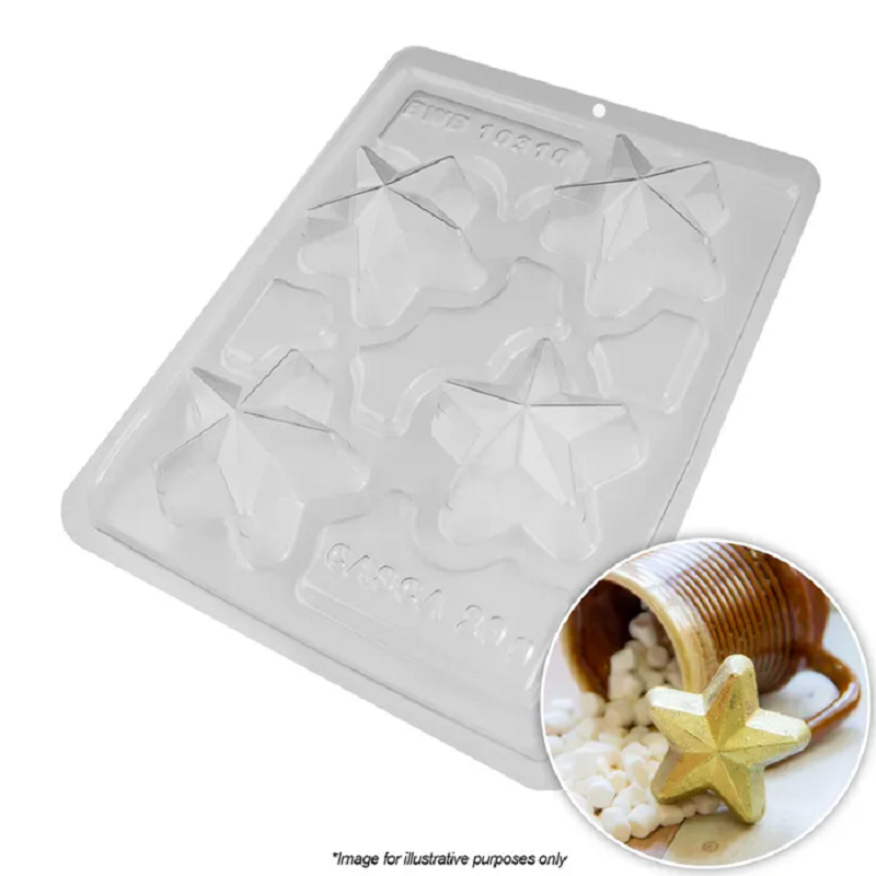 Stars 3d chocolate mould