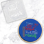 Clear acrylic debosser with fondant cookie made using it. With the phrase It takes a big heart, to help shape little minds, with an image of a pencil