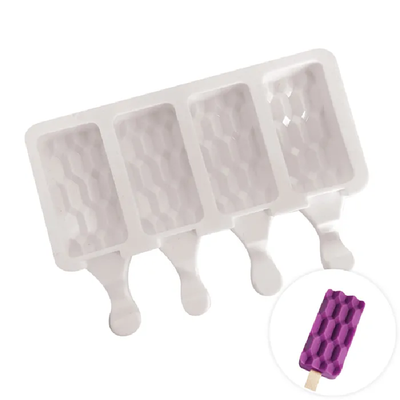Checkers popsicle silicone mould