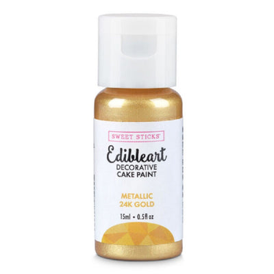 Sweet Sticks Edible Art Paint Metallic 24K Gold