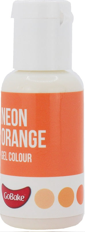 Gobake Gel Colour paste food colouring Neon Orange