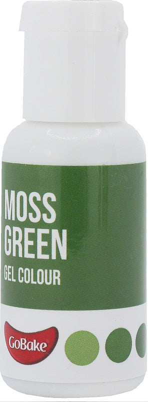 Gobake Gel Colour paste food colouring Moss Green