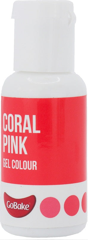 Gobake Gel Colour paste food colouring Coral Pink
