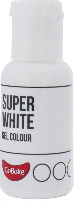 Gobake Gel Colour paste food colouring Super White