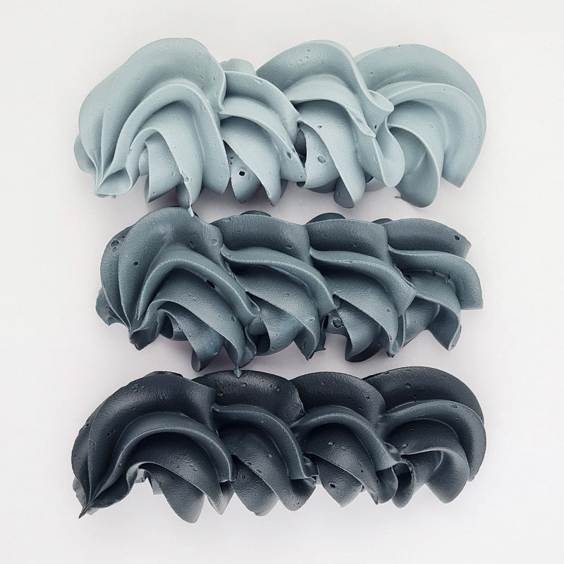 black food colouring in buttercream icing examples