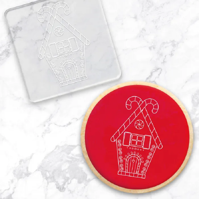 Debosser Gingerbread house DEBOSSER embosser - Kiwicakes