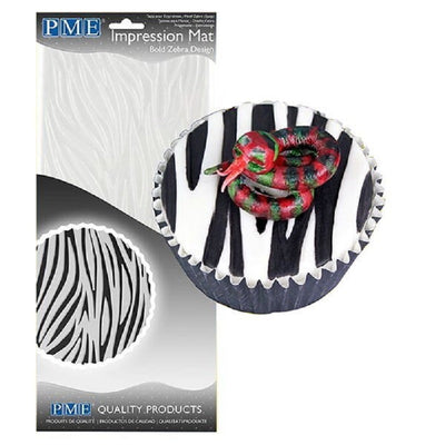 PME impression mat Zebra animal print