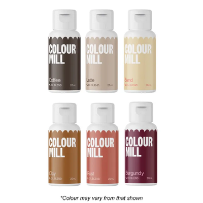 Colour mill oil based food colouring 6 pack Outback