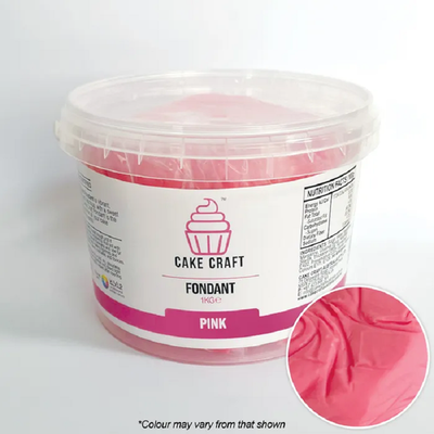 1kg Cake Craft Fondant Pink