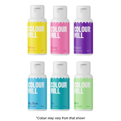 Colour mill oil based food colouring 6 pack Pool Party