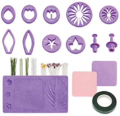 Teach yourself Advanced gumpaste flowers tool kit and step by step book