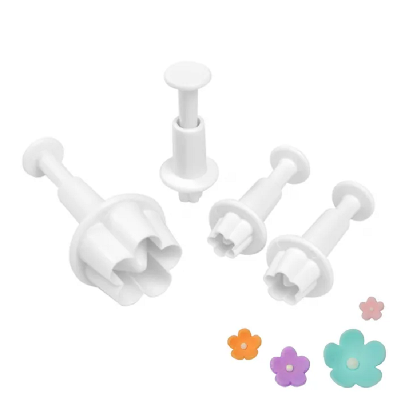 Set 4 blossom plunger ejector cutters
