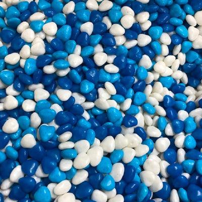 Sweethearts candy lollies Blue with White