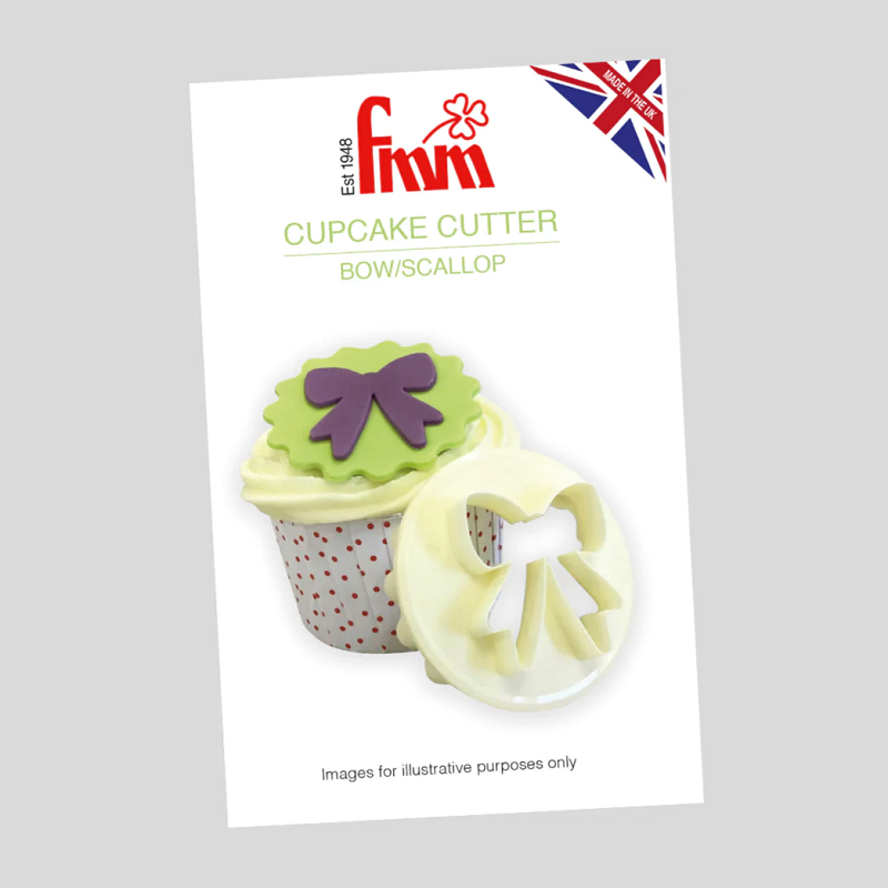 FMM cupcake cutter Bow and scallop