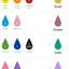 Food colouring mixing chart for Chefmaster gel pastes