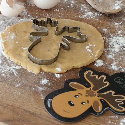 Coo Kie Reindeer face Cookie Cutter