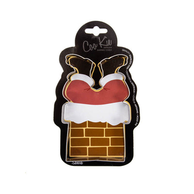 Coo Kie Santa boots Chimney Cookie Cutter