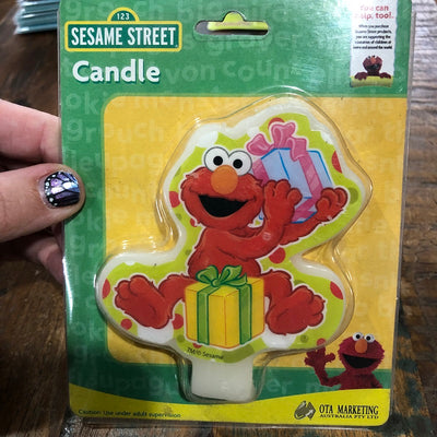 Sesame Street Elmo Birthday Candle