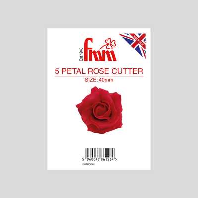 FMM 5 petal rose 40mm