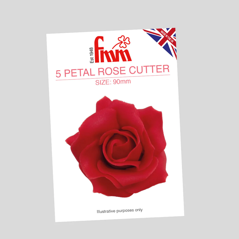 FMM 5 petal rose 90mm
