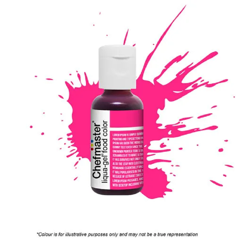 Concentrated food colouring gel paste Fuchsia by Chefmaster