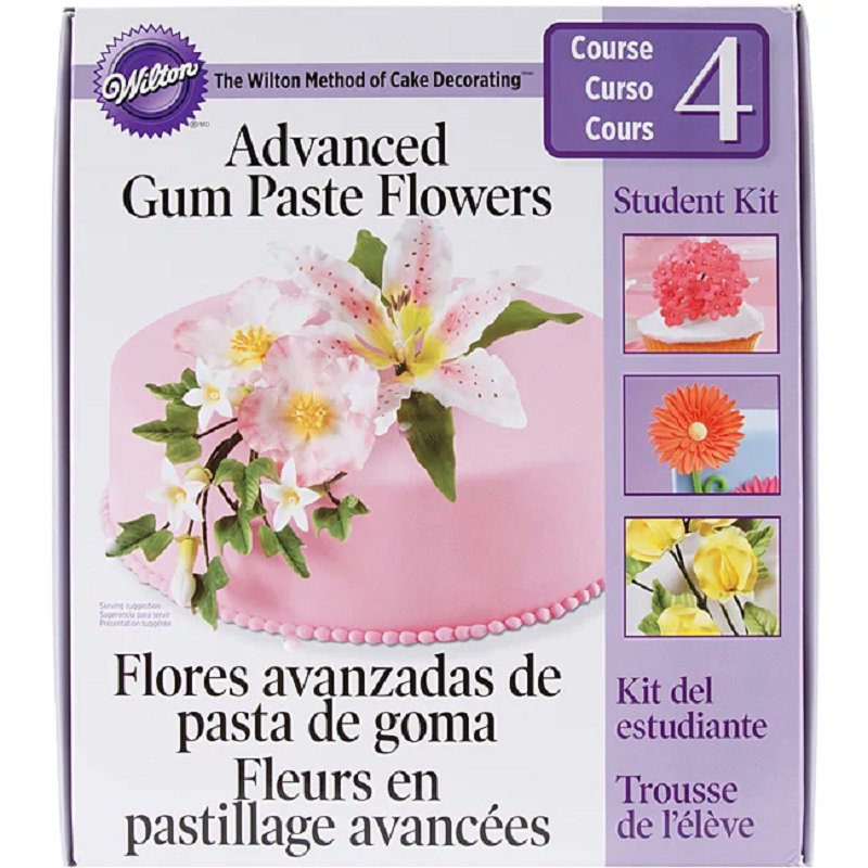 Teach yourself Advanced gumpaste flowers tool kit and step by step book
