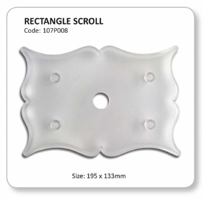 Rectangle scroll cutter great for plaques