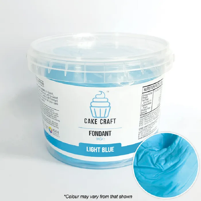 1kg Cake Craft Fondant Light Blue