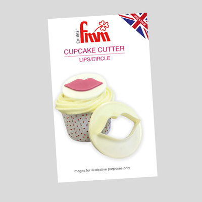 FMM cupcake cutter Lips and circle