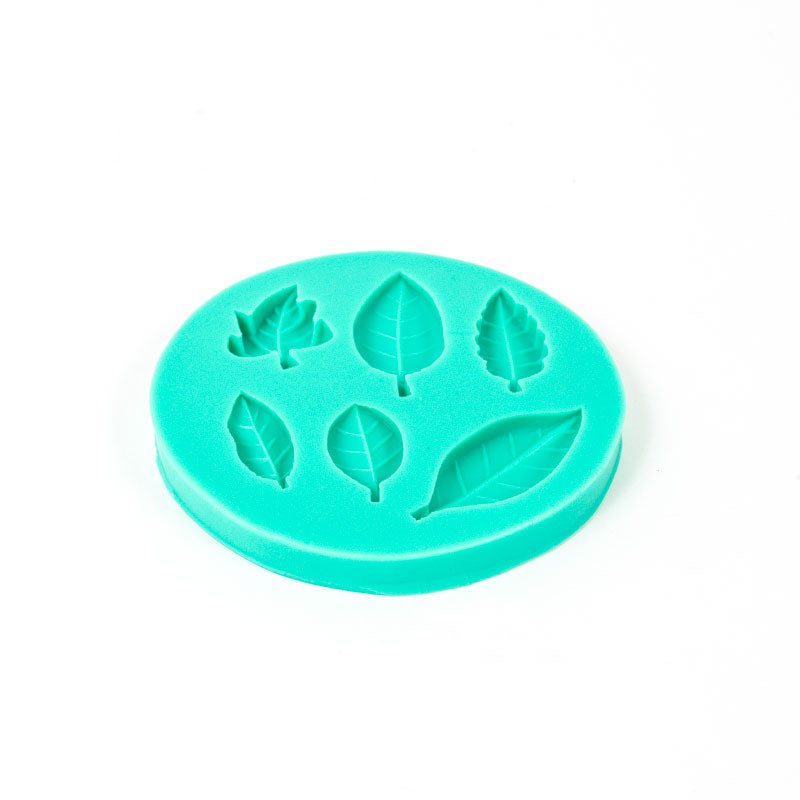 Mixed leaf leaves silicone mould