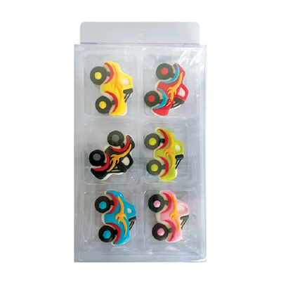 Monster Truck SUGAR DECORATIONS 6 PIECE PACK