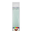 12cm tall candles PEARL Blue (12)