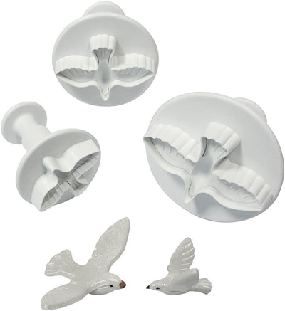 Dove Set 3 plunger ejector cutters (great for seagulls too)