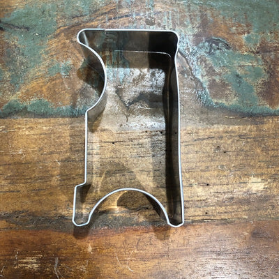 Old fashioned pot belly stove cookie cutter