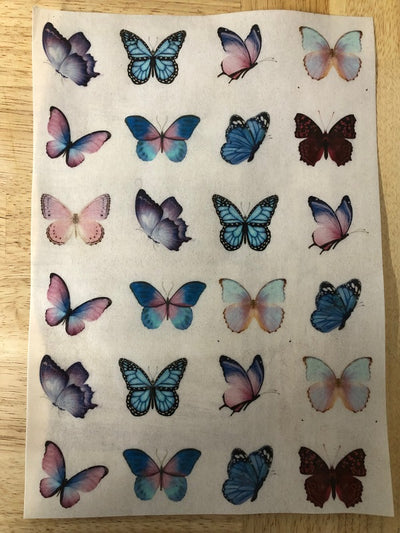 Wafer paper sheet Pretty Butterfly Butterflies