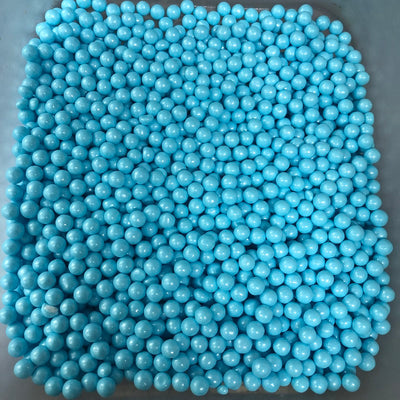 6mm candy sugar pearls Pearlised shimmer Blue 100g