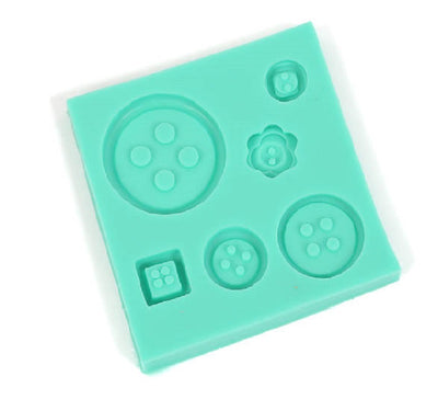 Buttons assorted small 13-38mm silicone mould