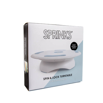 Spin and Lock revolving cake turntable by Sprinks