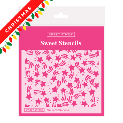 Starry celebrations Stencil by Sweet Sticks